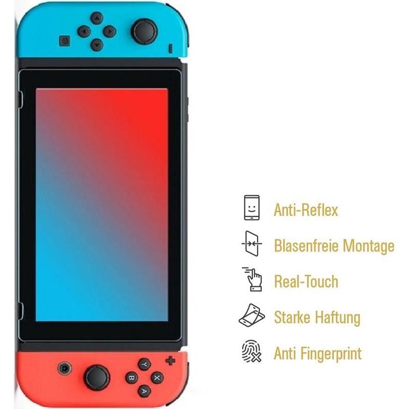 Protectorking 2x Premium Displayschutzfolie Matt Entspiegelt (Switch), Weiteres Gaming Zubehör, Schwarz
