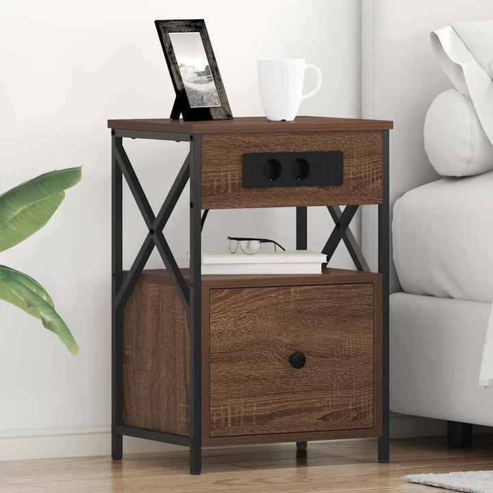 Actual product image vidaXL Bedside table