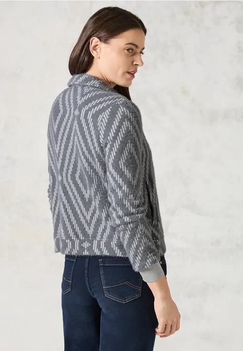 Produktbild Cecil Cardigan Donna Piuma Filato Stampa (M)