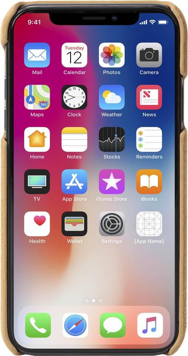 Actual product image Krusell Broby Cover Apple iPhone XS cognac (Apple iPhone XS)