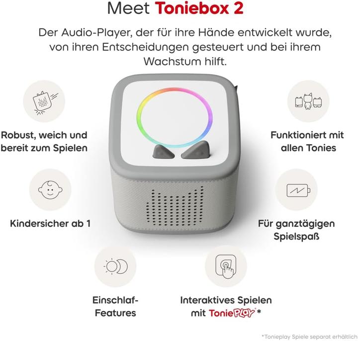 Image du produit Tonies Toniebox 2 Bundle Incl. 6 (Allemand)