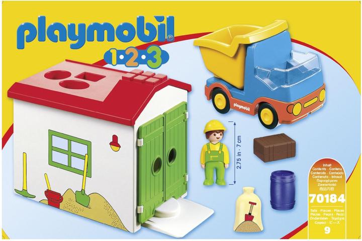 Actual product image Playmobil Workman with sorting garage (70184, Playmobil 1.2.3)