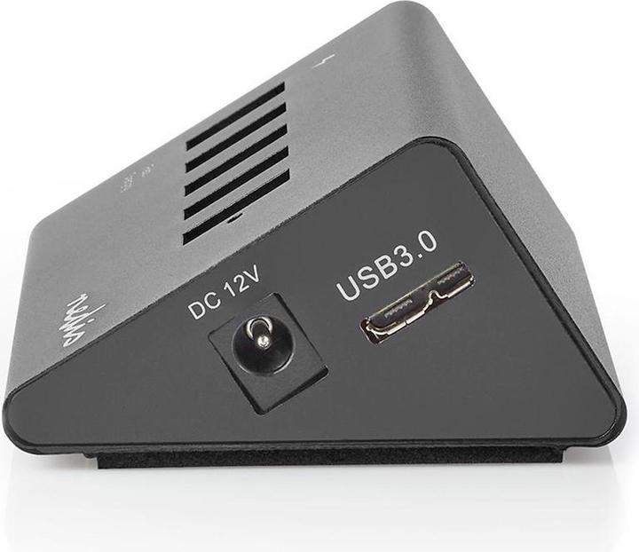 Produktbild Nedis UHUBUP3510BK. Hostschnittstelle: USB 3.2 Gen 1 (3.1 Gen 1) Micro-B, Hub-Schnittstellen: USB 3.2 Gen (USB-C, 5 Ports)