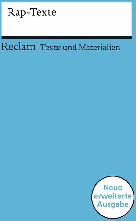 Actual product image Rap-Texte (German, Sasha Verlan, 2018)
