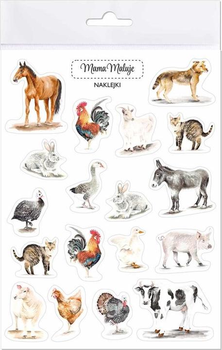 Image du produit Mama Maluje Aufkleber für ländliche Tiere
