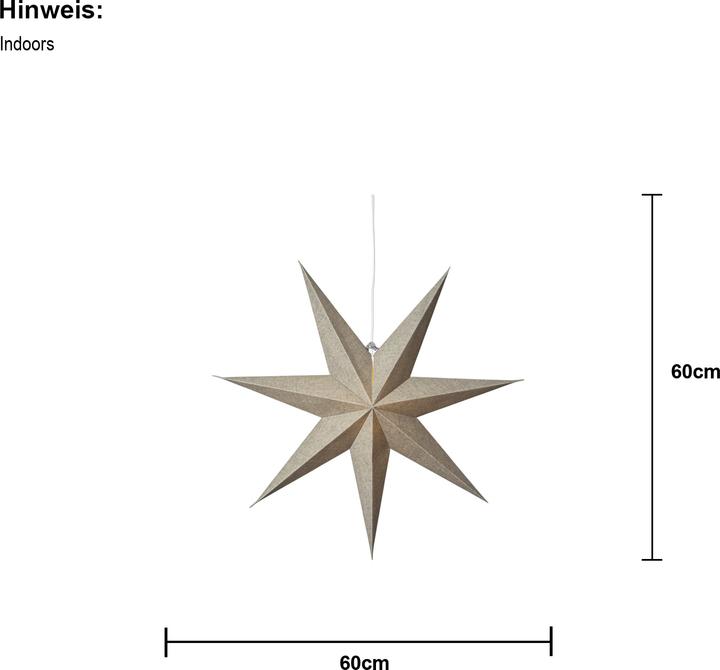 Image du produit Star Trading Étoile en papier Cotton