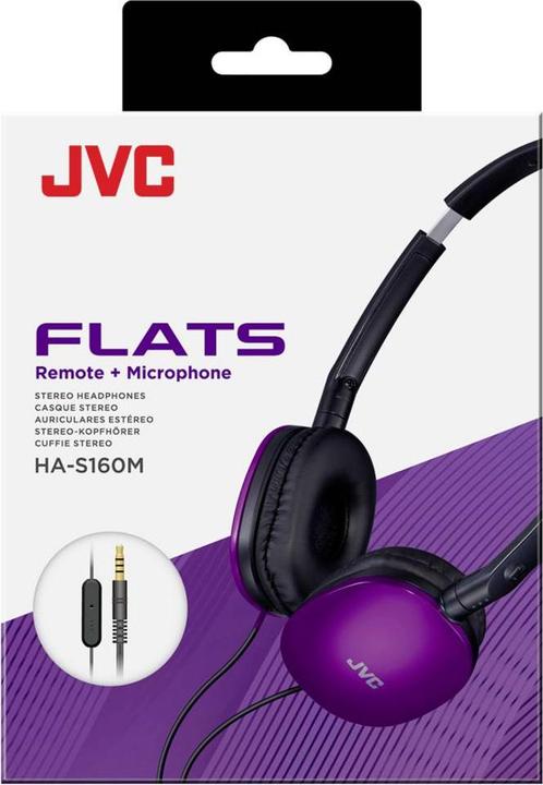 Produktbild JVC HA-S160M-VU violett (Keine Geräuschunterdrückung, Kabelgebunden)