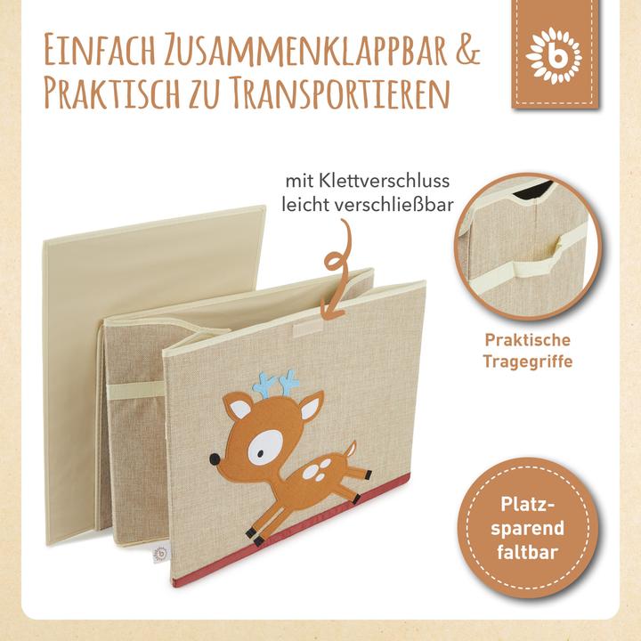 Produktbild Bieco Spielzeugbox Reh 36 x 36 x 51 cm