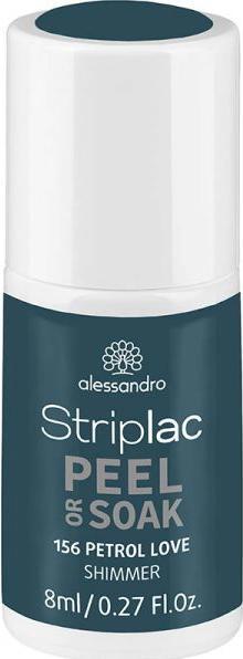 Produktbild Alessandro Striplac Peel or Soak - Petrol Love (156 Petrol Love, Abziehbarer Nagellack)