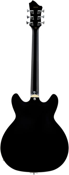 Produktbild Hagstrom E-Gitarre, Tremar Viking Deluxe, Black Gloss (E-Gitarre, Ahorn, Chrom)