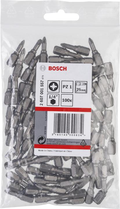 Productafbeelding Bosch Professional Zubehör Dwarsliggende bit PZ 1 Accessor (Kruis Pozidriv PZ)
