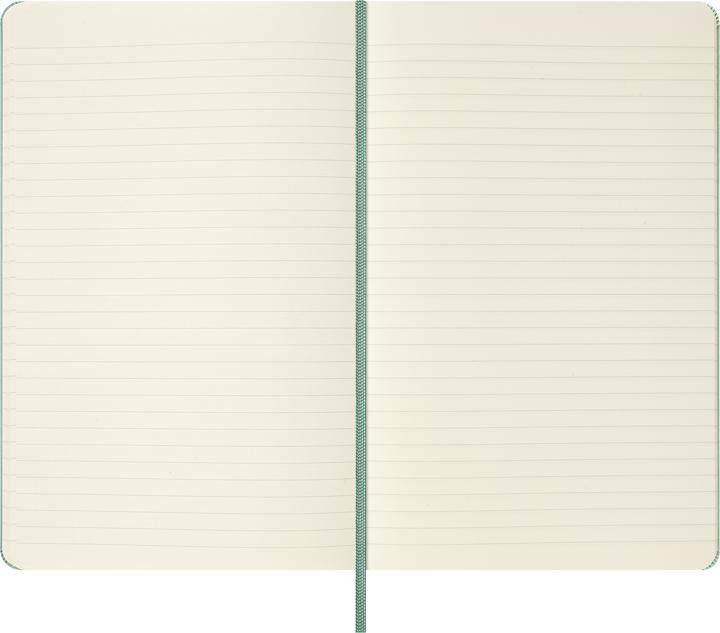 Image du produit Moleskine Notizbuch L/A5, liniert, Salbeigrün (A5, À rayures, Couverture rigide)