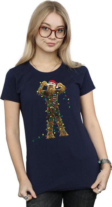 Produktbild Star Wars Chewbacca Christmas Lights TShirt (S)