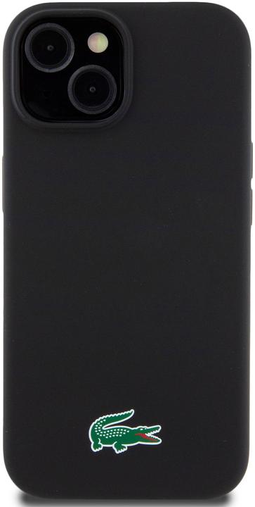 Actual product image Lacoste LCHMP15MSLOK iPhone 15 Plus 6.7" czarny/black hardcase Silicone MagSafe (Apple iPhone 15 Plus)