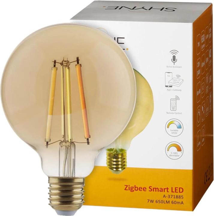 Actual product image Shyne Smart ZigBee LED Light Bulb (E27, 7 W, 650 lm, 1 x, G)