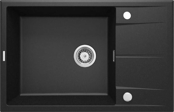 Productafbeelding Deante 1-bowl granieten gootsteen met afdruipvlak (Onderbouw gootsteen, 64 cm, 50 cm)