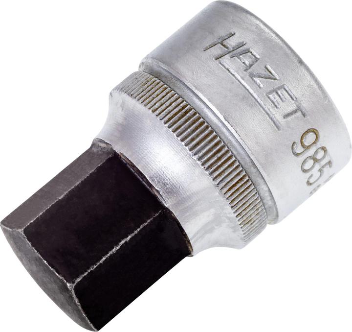 Produktbild HAZET Schraubendreher-Steckschlüsseleinsatz 985-17 ∙ Vierkant12,5 mm (1/2 Zoll) ∙ Innen Sechskant P… (17 mm)