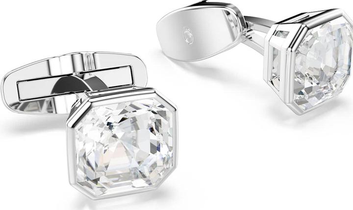 Actual product image Swarovski Millenia Manschettenknöpfe Oktagon-Schliff Weiss Rhodiniert (Swarovski Metal)