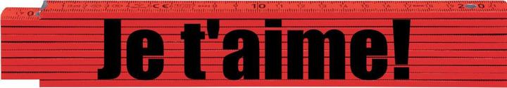 Actual product image Rieffel Coloured wooden spraying metre link metre