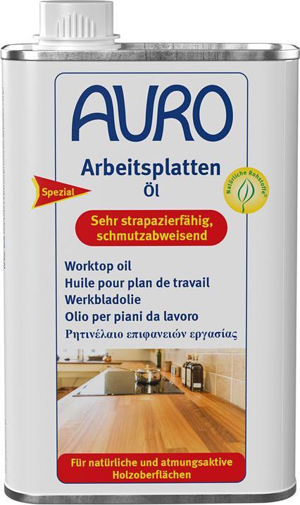 Immagine prodotto AURO Olio per piani di lavoro 108 (Solido puro, 0.50 l)