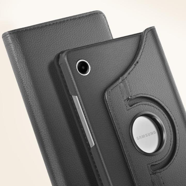 Produktbild Akashi 360 Rotating Folio Case Black Stand Position For Samsung Galax (Galaxy Tab A9)