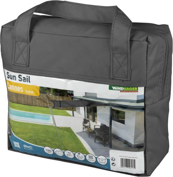 Produktbild Windhager Sun Sail CANNES Quadrat (400 x 400 cm)