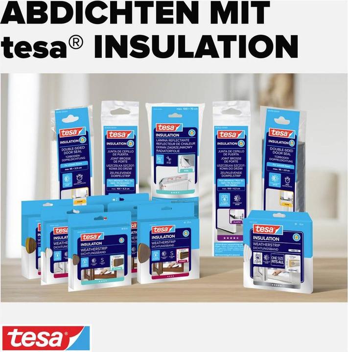 Produktbild tesa tesamoll THERMO Isolierfolie zur Wärmedämmung an Fenstern
