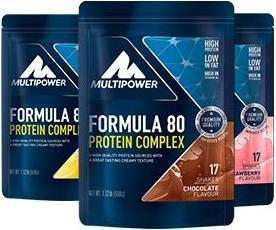 Produktbild Multipower Formula 80 Protein Complex Chocolate Beutel (510g) (Chocolate, 510 g)