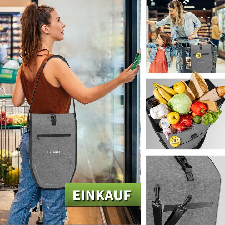 Produktbild Eloneo Fahrradtasche für Laptop (28 l, Gepäckträgertasche)