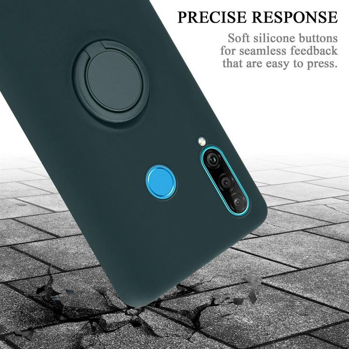 Actual product image Cadorabo TPU Liquid Ring Silicone Case Cover (Huawei P30 Lite)