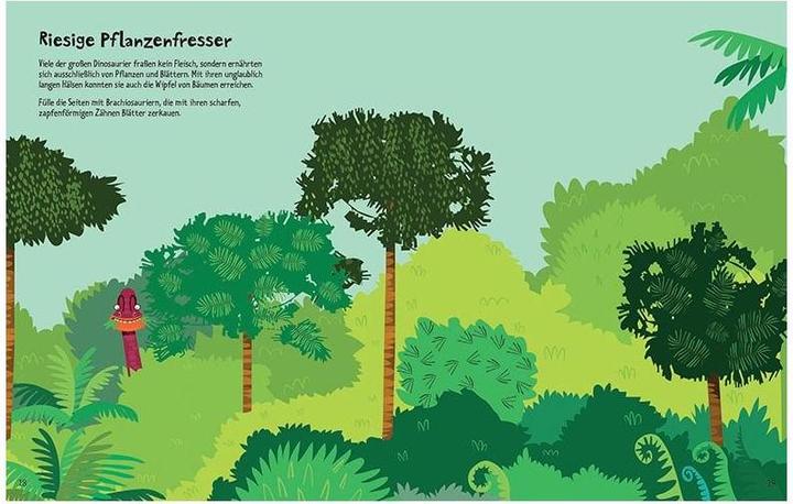 Produktbild Mein Stickerbuch: Dinosaurier (Deutsch, Fiona Watt, 2016)