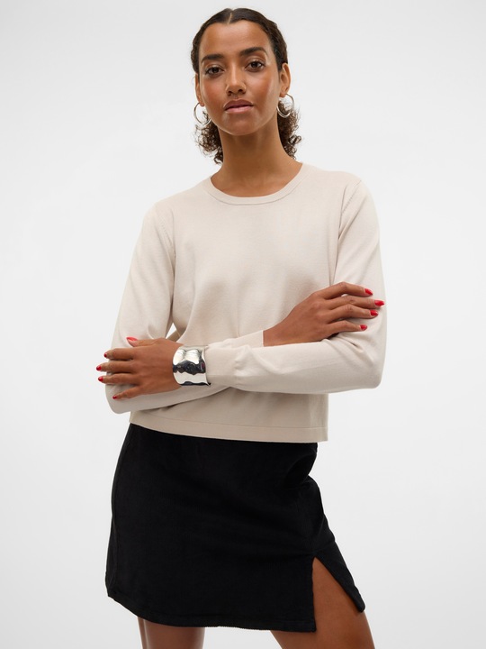 Image du produit Vero Moda Vmsilje Ls O-Neck Short Pullover Ga Noos (XL)