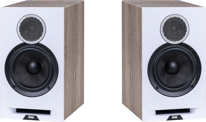 Actual product image ELAC Debut Reference B6 bookshelf loudspeaker, white/wood pair (1 pair)