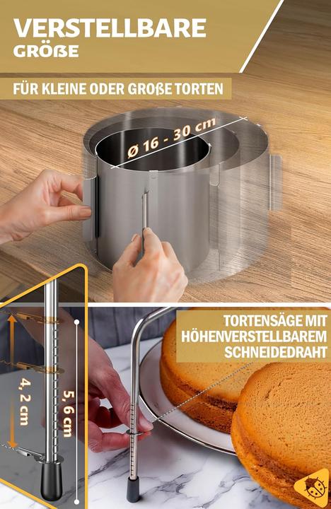 Actual product image Menz Tortenschneider und Tortenring