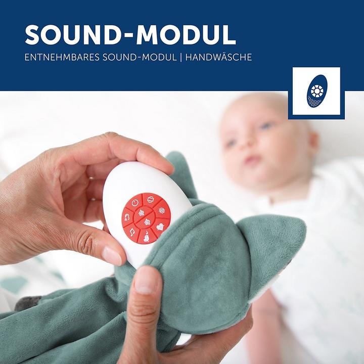Image du produit ZaZu Doudou avec module sonore amovible