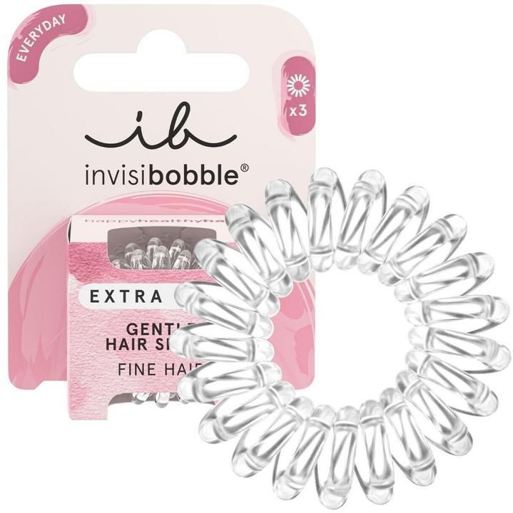 Actual product image Invisibobble Hair Tie Extra Care crystal clear 3 pcs. (Hair tie)