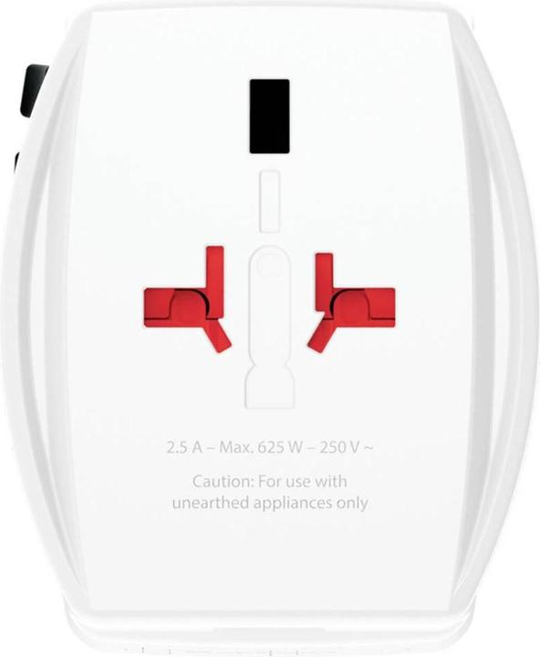 Actual product image Skross Universal Travel Adapter with USB-A/USB-C 30W PD