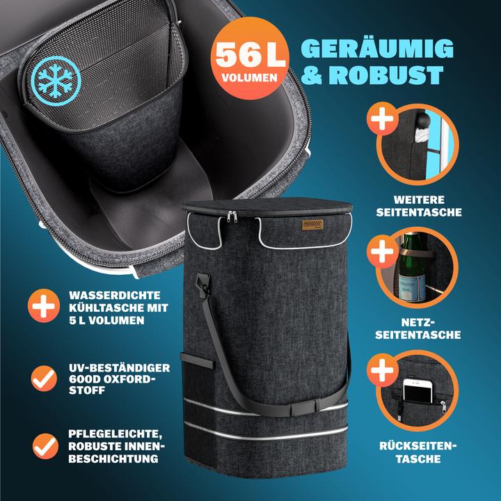 Produktbild Monzana 2in1 Einkaufstrolley