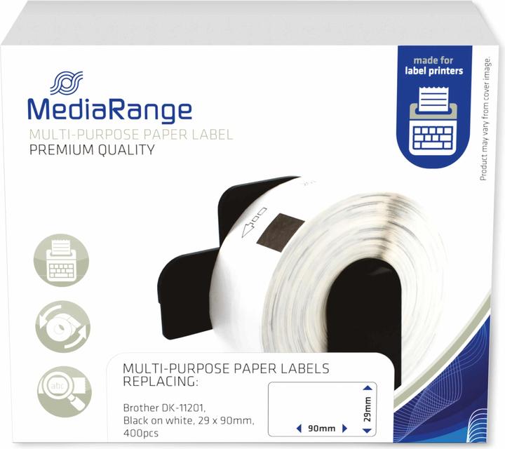 MediaRange Univ.-Papieretiketten Brother 0Stk