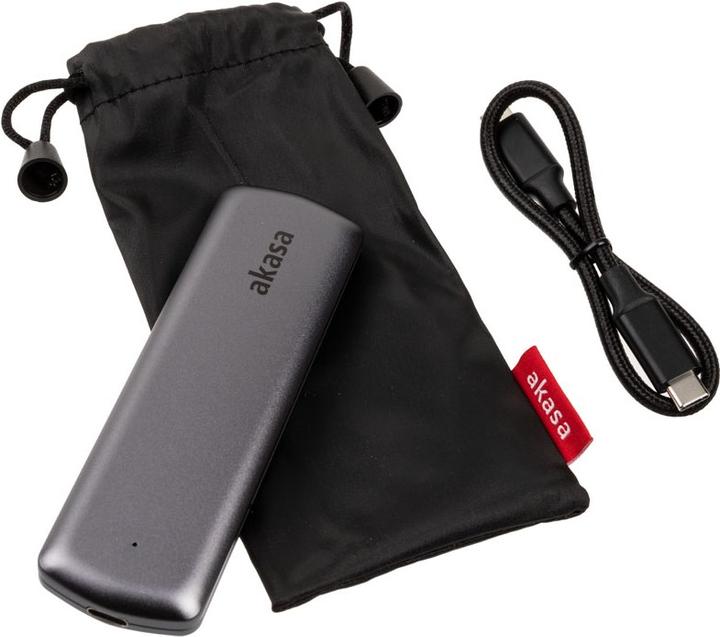 Image du produit Akasa Portable M.2 SATA/NVMe SSD vers USB-C 3.2 Gen 2 (M.2 2230, M.2 2242, M.2 2260, M.2 2280)