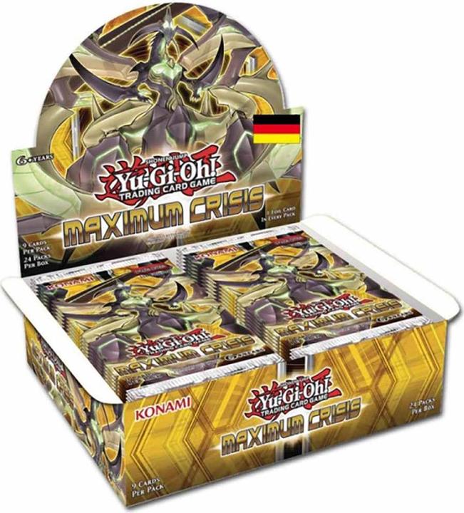 Actual product image Yu-Gi-Oh Maximum Crisis Booster Display - 1st Edition -! (German, Booster display)