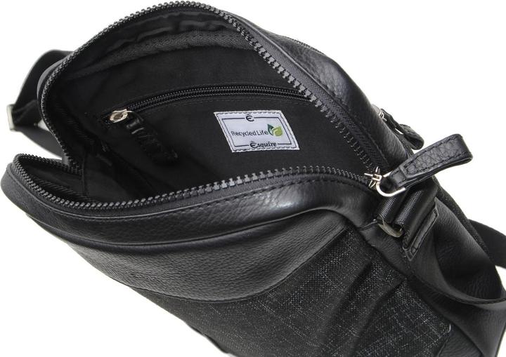 Immagine prodotto Esquire Borsa a tracolla in vita riciclata da 16 cm