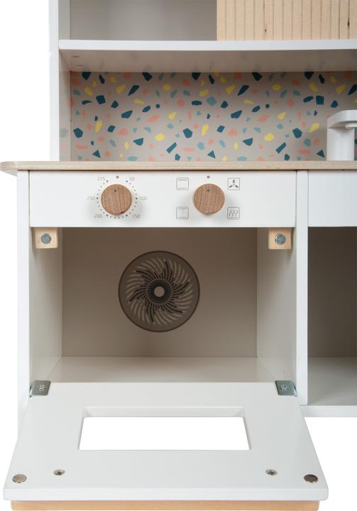 Actual product image small foot Terrazzo Play Kitchen compact