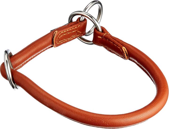 Produktbild Kerbl Rundleder- Roma mit Stopper 45cm, 8mm,cognac (45, Hund)