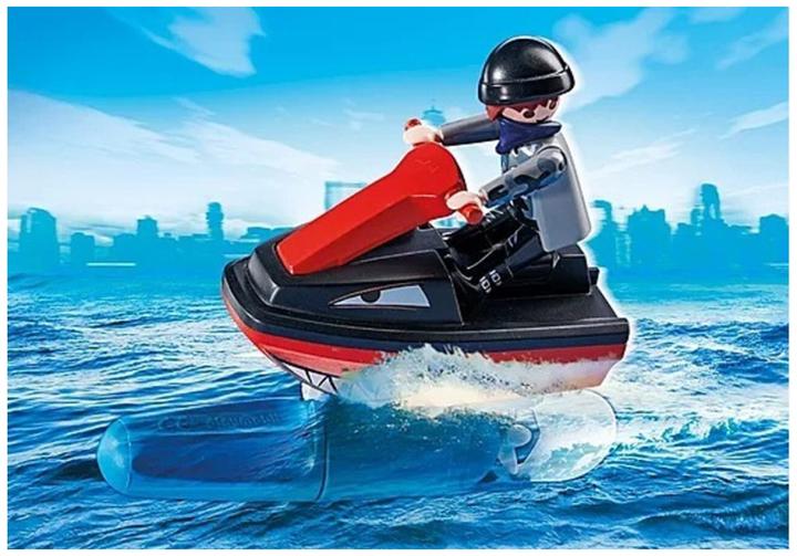 Actual product image No Name City action figure set 71570 Police chase on the water (71570, Playmobil City Action)