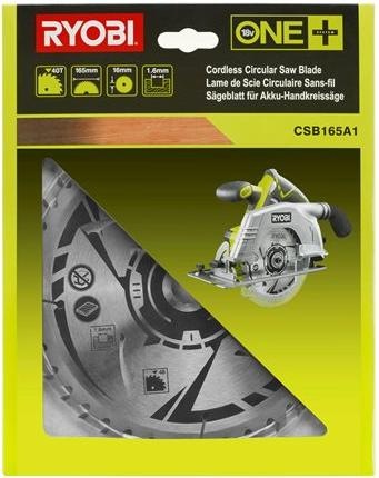 Produktbild Ryobi Tarcza do drewna 165mm, 40 zębów CSB165A1