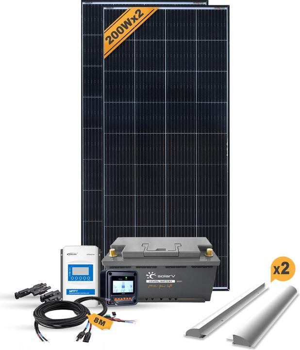 Enjoy solar Wohnmobil Monokristallin Set (200 W)