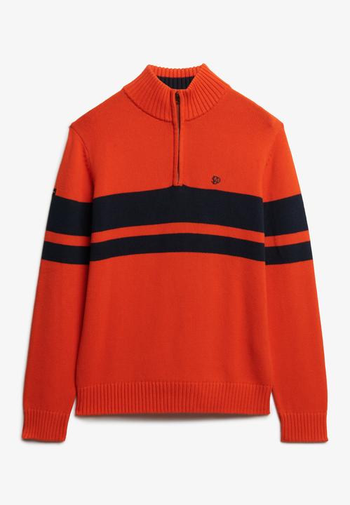 Image du produit Superdry Pull camionneur rayé en maille de coton (M)