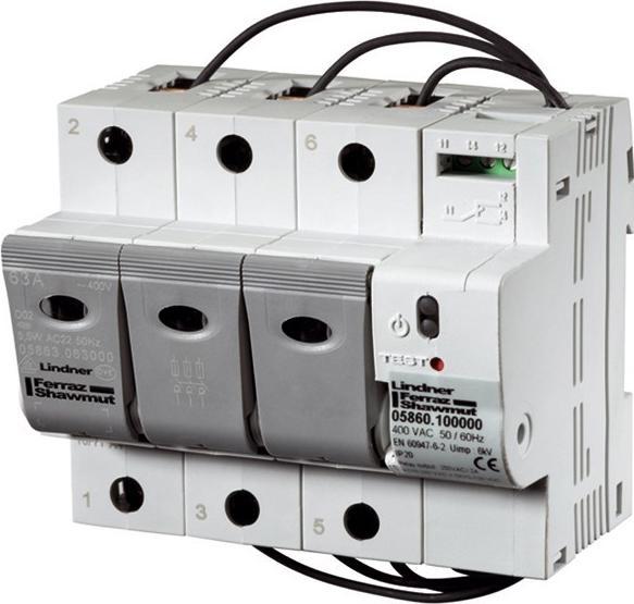 Actual product image LIN G1015203 D0-LINOCUR monitoring devices type 1 load separator (63 A)