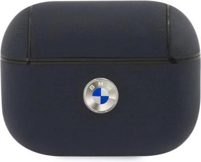 Actual product image BMW Leather Case Silver Logo (Headphone sleeve)